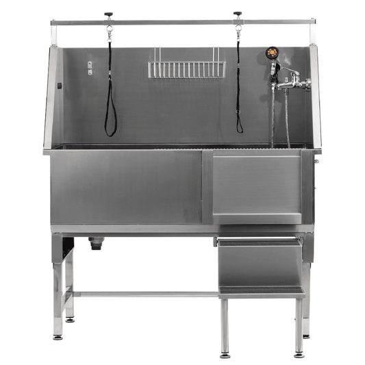 Aeolus Free Standing Economical Bathing Tub with Sliding Door, made from gauge 18 (1.2mm)