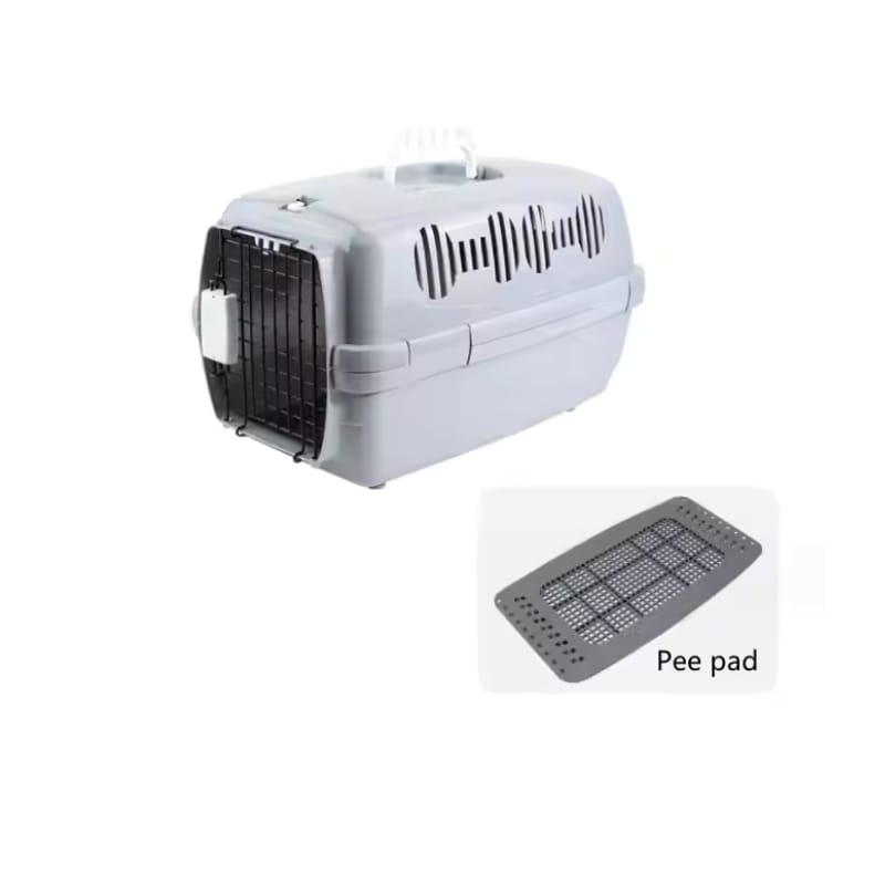 Cozy Paws Plastic Pet Carrier -48x30x29cm-Mixed colour