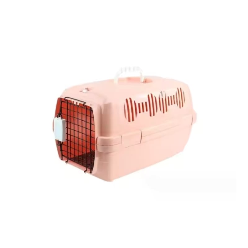 Cozy Paws Plastic Pet Carrier -48x30x29cm-Mixed colour