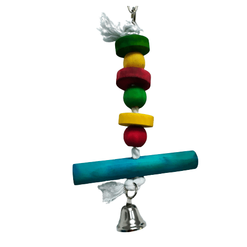 Pets Club Natural Wooden Bird Toy H-20 Cm, W-15 Cm