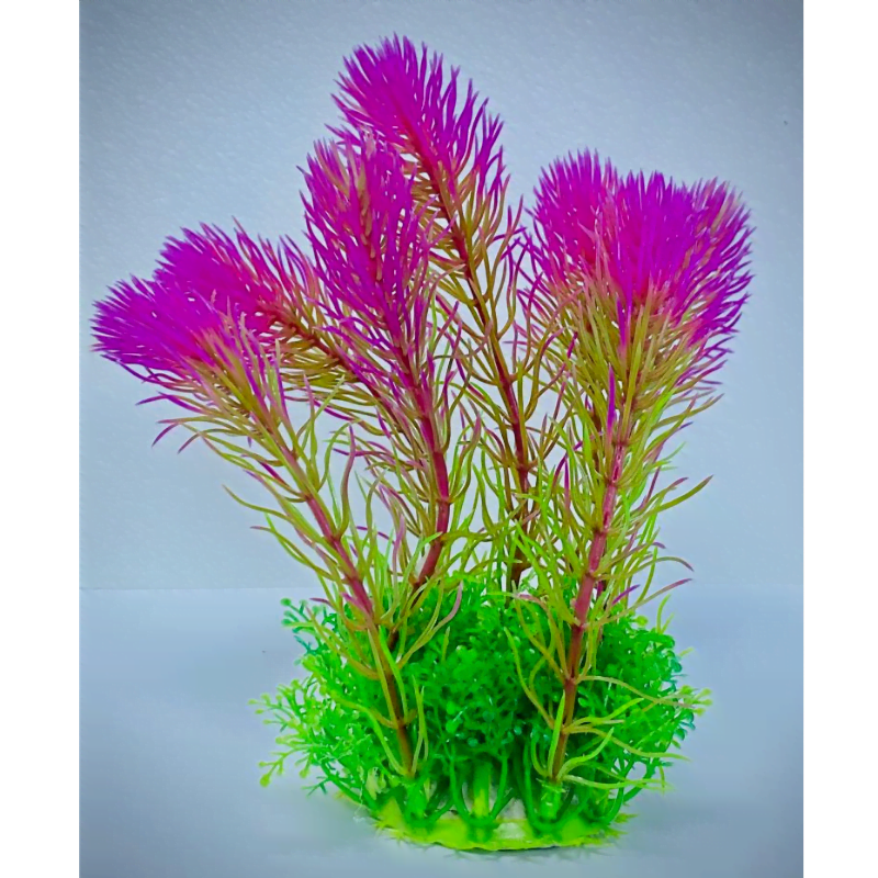 Aquarium Plastic  Plant - M853 -W6*H20Cm (Sold By 2 Pcs/Pack)