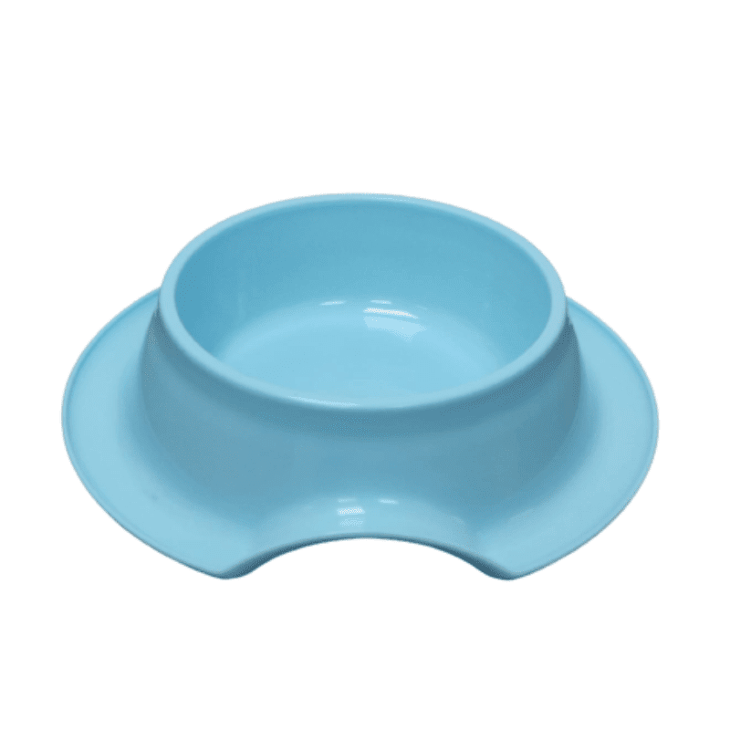 Pet Feedrer With Non Slip Rubber Bottom-Blue – 21.5*5.5Cm