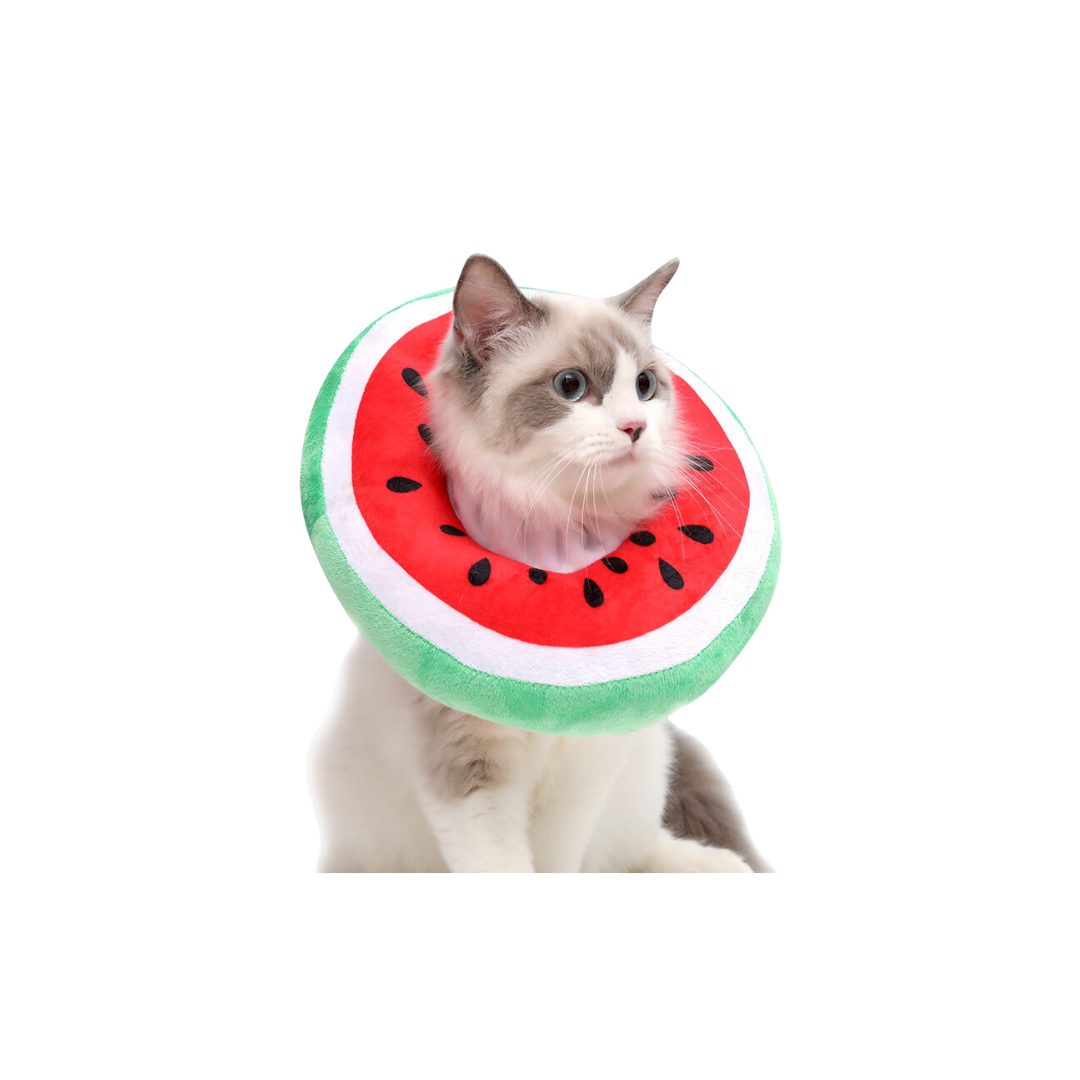 Cozy Paws Watermelon Shape Soft Pet Recovery Collar