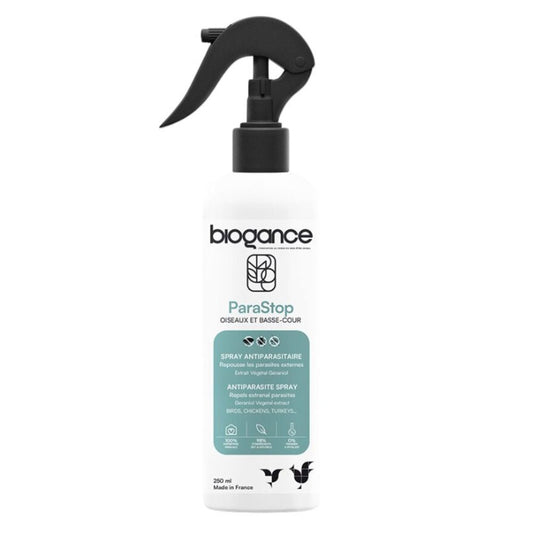 Biogance ParaStop- Antiparasite Spray-Birds-Chickens-Turkeys -250ml