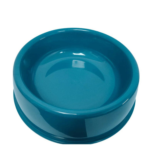 Pets Club Plastic Round Shape Single Bowl-16*16*6 Cm
