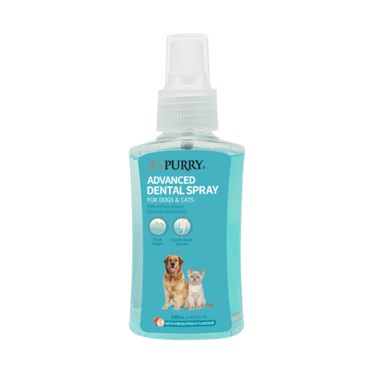 Purry Advanced Dental Spray For Dogs And Cats Peach Flavor -100ml