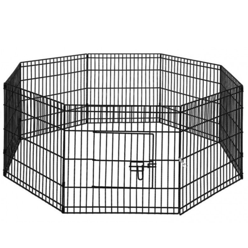 Cozy Paws  Metal Foldable Pet Play Pen With Door (8 Panels)-61*61 Cm