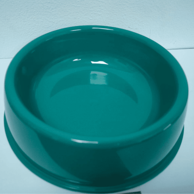 Pets Club Plastic Round Shape Single Bowl-16*16*6 Cm