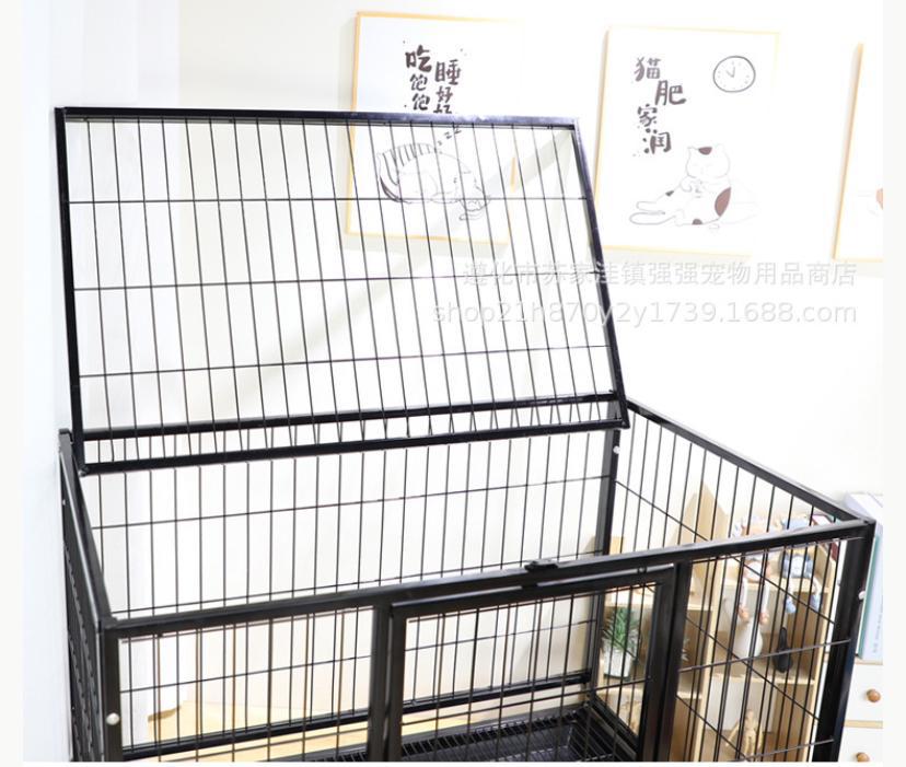 Kingkong Heavy Duty Dog Crate With Wheels And Top Door Opening : Size : 106X71X87Cm