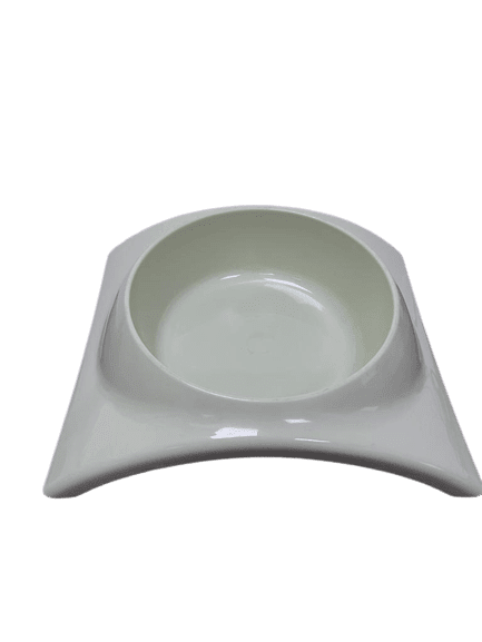 Pet Feedrer With Non Slip Rubber Bottom-Green- 19.5*16.8*5Cm
