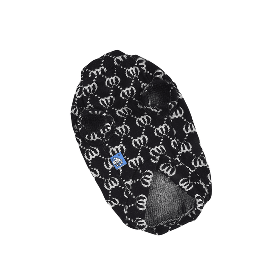 Hong Pet Love Check Sweater Vest - Black