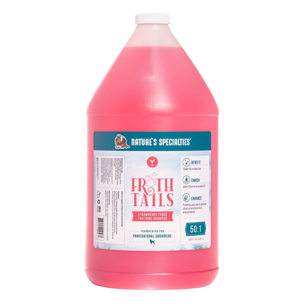 Natures Specialties Frothtails Strawberry Frose Shampoo Gallon-3.8L