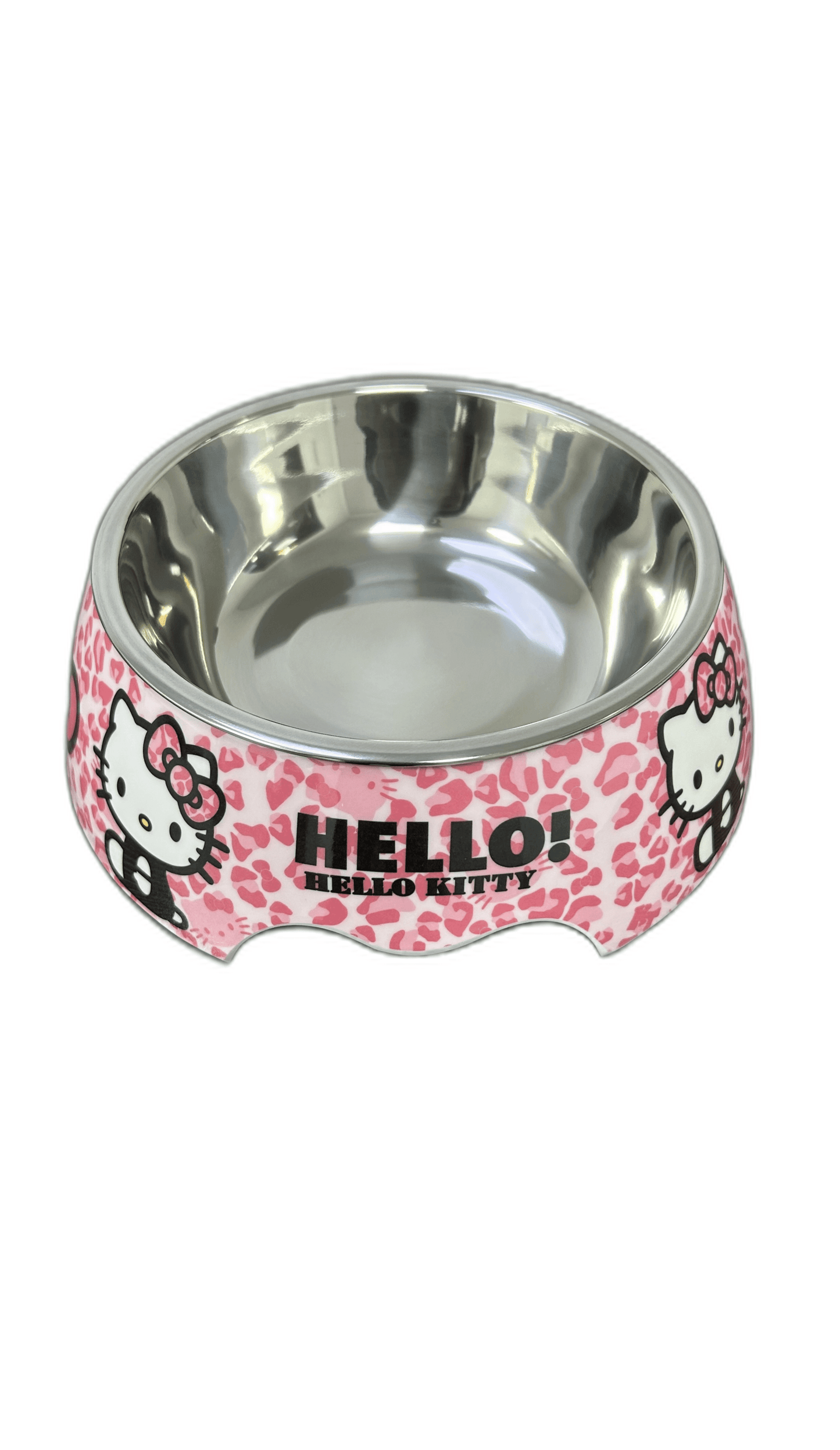 Cozy Paws Single Melamine Bowl -14x17.5x6cm Pink Kitty